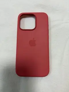 Apple iPhone15pro レッド シリコンケース