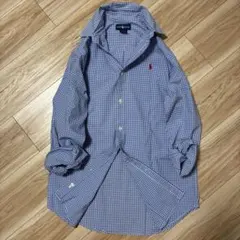 Ralph Lauren ギンガムチェック ボタンダウン シャツ ブルー系のサムネイル