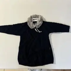 COMME CA ISM ティペット付きドレス