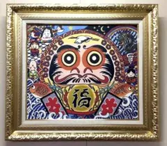 F10号】ジミー大西（ドラゴン）手描き/表裏サイン有り/油彩/絵画/高級