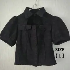 SHEIN DAZY カットアウト パフスリーブ 韓国ファッション 試着のみ