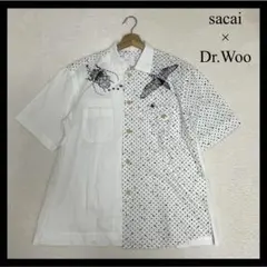 極美品✨コラボ✨sacai×Dr.Woo シャツ トップス ドット 総柄のサムネイル
