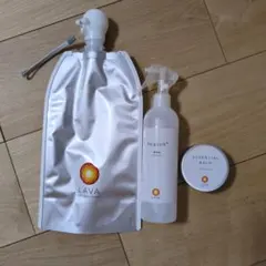 LAVA Yogish+ スプレー、水素水バッグエッセンシャルバーム、