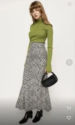SLY レオパード柄　ロングスカート
