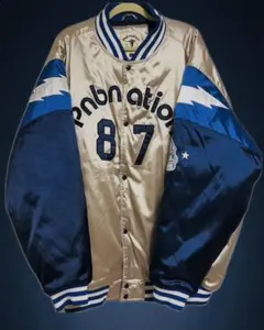 PNB Nation アメフトスタジャン キルティング HIPHOP y2kのサムネイル