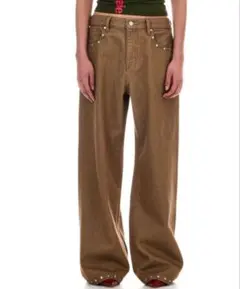 beeden RIVET DESIGN LOOSE PANTS - メルカリ