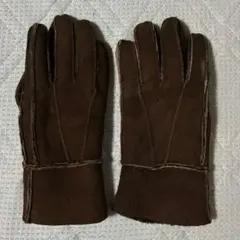 手袋 本革製 Mサイズ ブラウン
