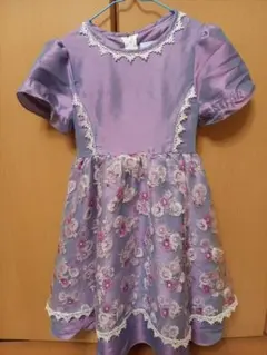 キャサリンコテージ花柄×パープルドレス