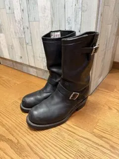 USA製JUSTINジャスティンペコスウエスタンブーツ12Dレザー黒PECOS