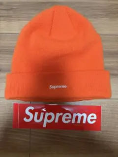 Supreme ニューエラコラボオレンジ ニット帽