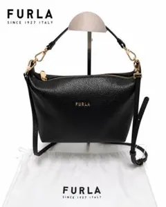 未使用に近い FURLA アフロディーテ 2way ショルダーバッグミニ
