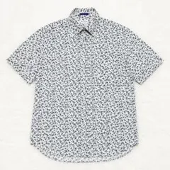 Paul Smith 半袖シャツ 花柄 総柄 アイボリー Mサイズ ドレスシャツのサムネイル
