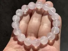 全粒天然虹✨ ピンクアゼツライト 天然石 ブレスレット ピンクアイリス