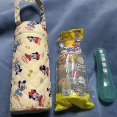 ディズニー　哺乳瓶ケース　ミルク＆離乳食ケース　ヌードルカッター
