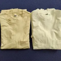ユニクロ　オーバーサイズクルーネックTシャツ2点セット　メンズ