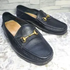 【美品】✨カミナンド 23cm ローファー ビット金具 黒 レザー 6