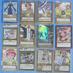 絶版品　旧ワンピースカード　カードダス ハイパーバトル　ナミ　12枚まとめ売り