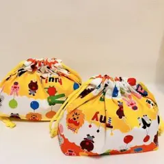お弁当袋x2 セットハンドメイド　動物