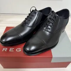新品 REGAL 25.5cm ブラック 革靴 ビジネスシューズ ドレスシューズ