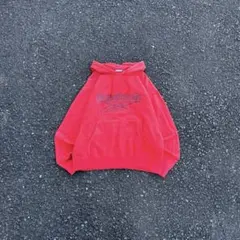 90s Reebok パーカー ロゴ刺繍 レッド プルオーバー パーカー メンズ