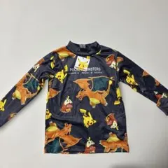 新品ポケモンハイネックtシャツ120㎝ ミニ起毛　薄手　あったか