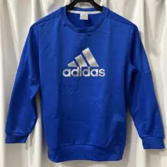 adidas 青 長袖ジャージ 160サイズ