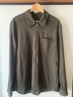 お値下げしました❗️H&M オリーブグリーン ジッパーシャツ
