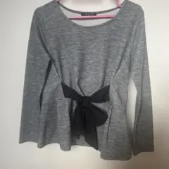 INGNI 長袖 カットソー グレー リボン