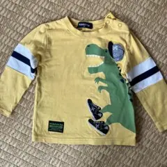 クレードスコープ klädskap 恐竜プリント 長袖Tシャツ 90