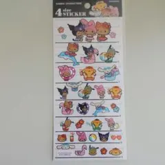 新品未使用　日焼けサンリオキャラクター 4サイズステッカー　シール