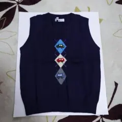 familiar ファミリア 紺 ベスト 120サイズ（やや小さめ）美品