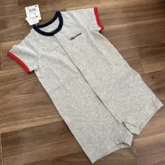 miki HOUSE グレー ロンパース 90cm カバーオール