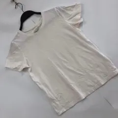 無印良品 Tシャツ 白 ホワイト 無地 コットン Sサイズ シンプル カジュアル