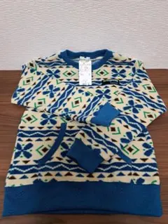 【新品未使用】 サンカンシオン フリース トレーナー セーター 120cm