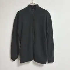 ✨良品✨ TAKEO KIKUCHI M カーディガン ジップアップ ニット 黒