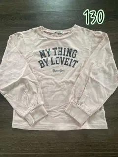 フラワー刺繍カットソー☆130サイズ☆