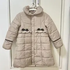 ベベ BEBE ベージュ フリル付きダウンコート