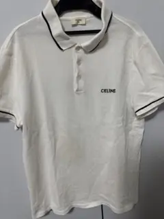 CELINE ホワイト ポロシャツ Mのサムネイル