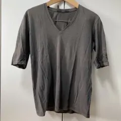 ⭐️日本製⭐️ エディション Vネック Tシャツ チャコールグレー Mのサムネイル