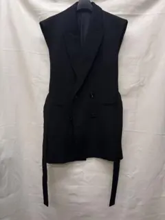 ZARA ザラ ダブルブレスト ノースリーブベスト ブラック