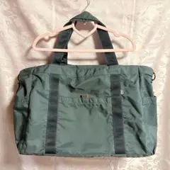 【アニエスベー ボヤージュ 】ナイロン ボストンバッグ グレー 2way 旅行