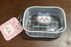 ちいかわ　ぷっくりクリアミニポーチ 【ハチワレ】