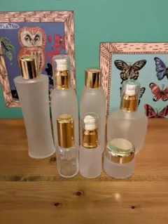 ◆ガラス製容器7点セット未使用