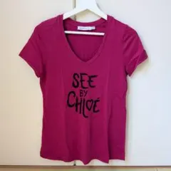 SEE BY CHLOE Tシャツ ピンクのサムネイル