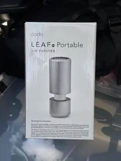 【新品未使用】cado カドー 空気清浄機 LEAF Portable シルバーのサムネイル
