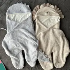 ジェラピケおくるみ恐竜とライオン2点セット