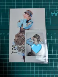 FRUITS ZIPPER 真中まな チェキ 探偵衣装 ポストカード