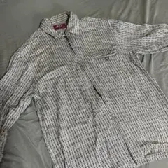 PIKO ハーフジップ ニットシャツ グレー Lサイズのサムネイル