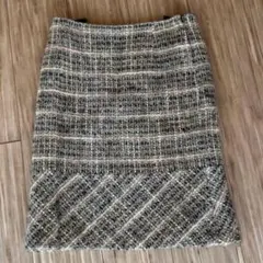 タイトスカート　おしゃれ　レディース　春秋冬　裏地つき　切り替えデザインおしゃれ