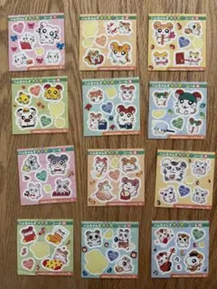 とっとこハム太郎 ステッカー 12枚セット